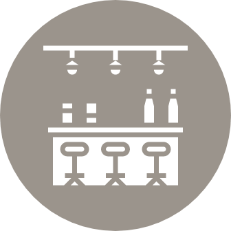 Hang out with friends on the rooftop terrace
